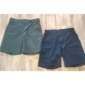 Red Kap Work Shorts Mens 33-32 Chore Durable Shop Outdoors Blue Green lot of 2